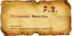 Pilinszki Nauzika névjegykártya
